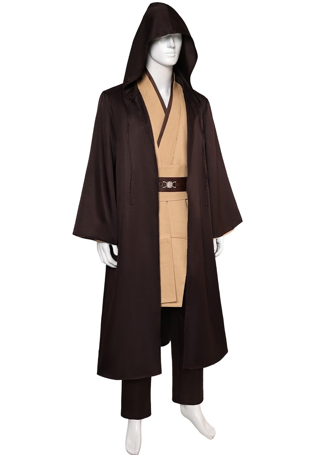 Laku Tunic Costume Men's Tunic Hooded Robe Full Set Halloween Cosplay Costume Cloak Set
